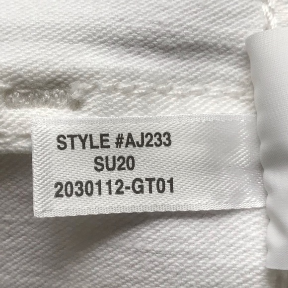 🆕 MADEWELL 10” High rise skinny white jeans - Picture 8 of 12